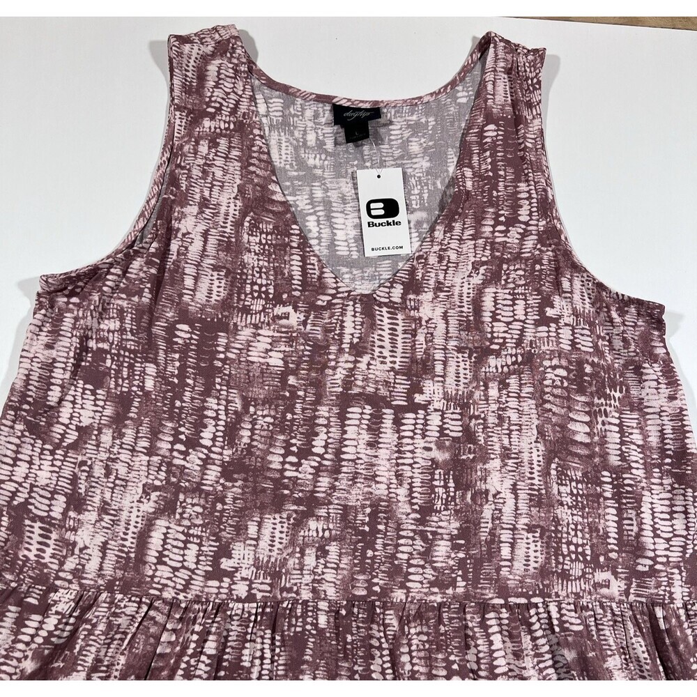 Daytrip By Buckle Sleeveless Tiered Babydoll Tank Top Shirt Women's Large NWT - Picture 4 of 7